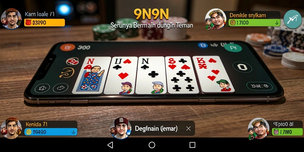 Tangkapan layar menunjukkan pengalaman bermain Domino yang menyenangkan.