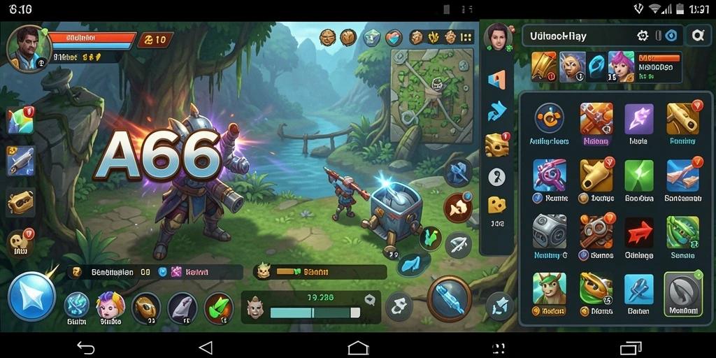 Tampilan utama AA666 dengan akses cepat ke alat utility.