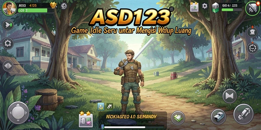 Tampilan menarik dari gameplay ASD123 yang penuh aksi Idle.