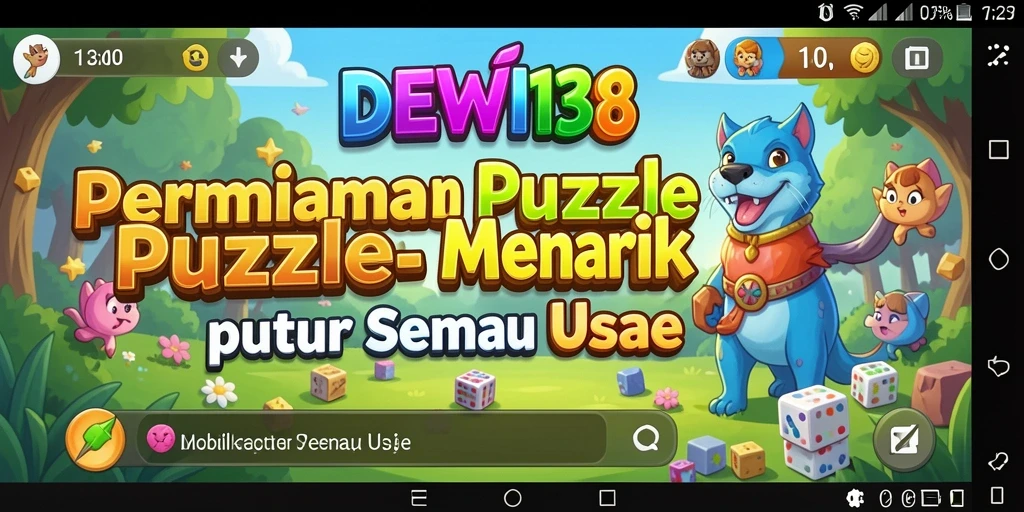Tampilan gameplay menarik DEWI138 yang memicu logika dan kreativitas.