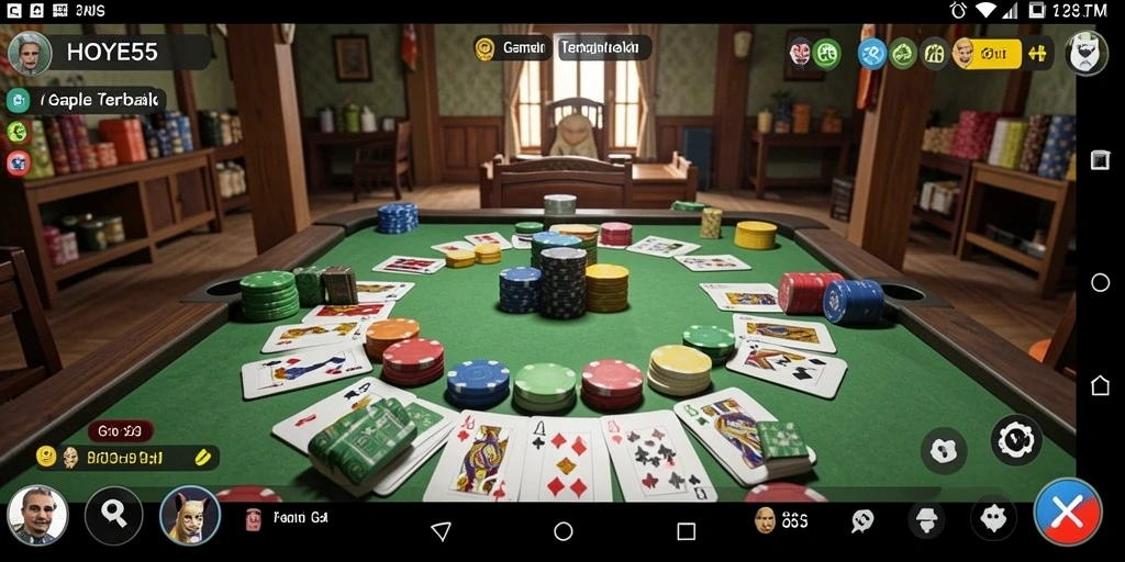 Tampilan gameplay HOYE55 yang menarik dan seru.