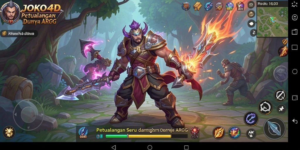 Tampilan gameplay ARPG yang memukau dan mendebarkan.