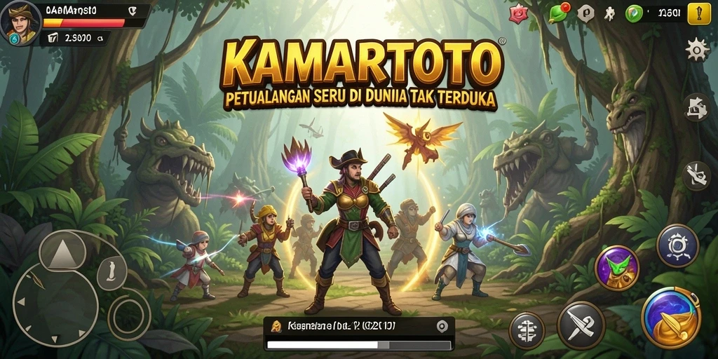 Tangkapan layar KAMARTOTO menampilkan aksi seru dalam dunia petualangan.