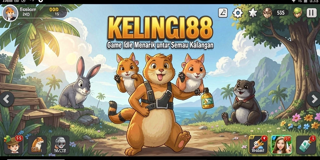 Tampilan menarik dari kelinci dan gameplay yang menyenangkan di KELINCI88.