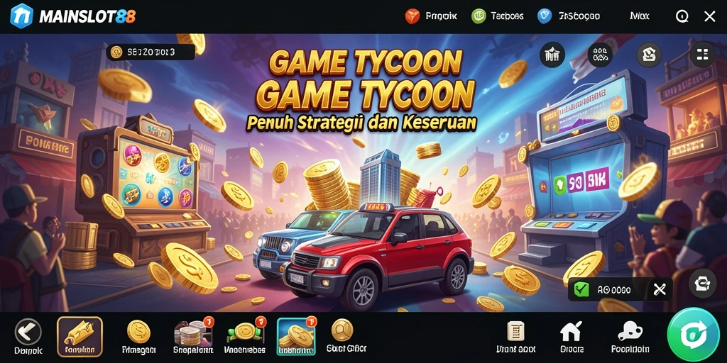Tampilan gameplay seru di MAINSLOT88 dengan elemen Tycoon yang menarik.