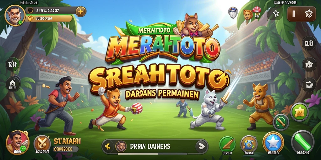Tampilan menarik gameplay MERAHTOTO yang penuh strategi.