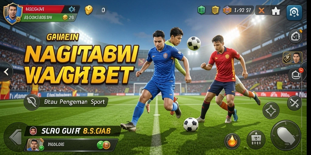 Tangkapan layar NAGITABET menampilkan aksi permainan olahraga yang menarik.