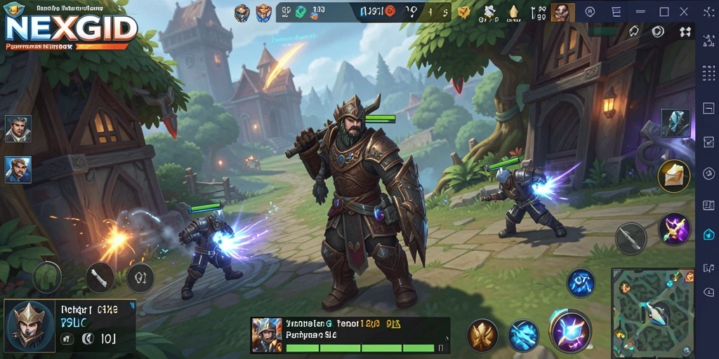 Gameplay seru dalam membangun kerajaan di NEXGID.