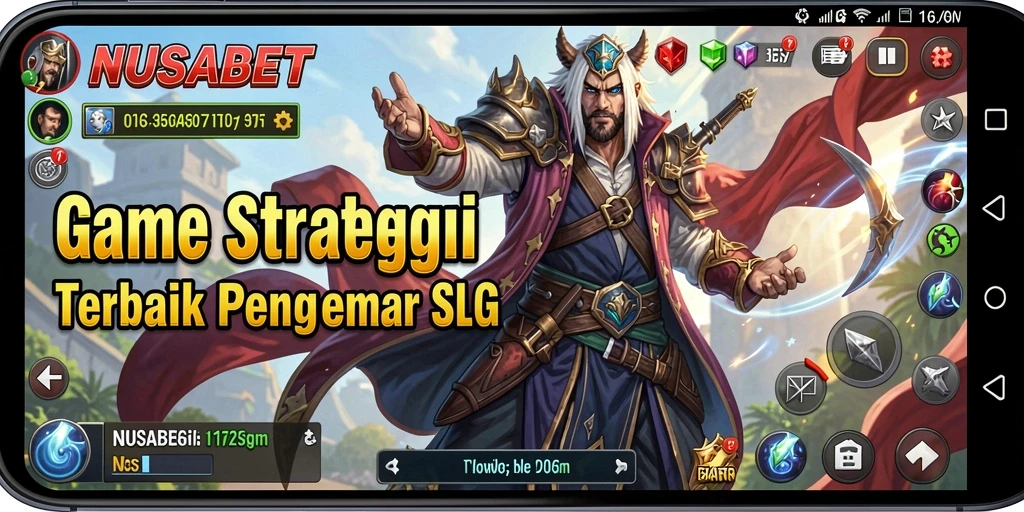 Tampilan gameplay seru dalam NUSABET, menunjukan aksi strategi yang mendebarkan.