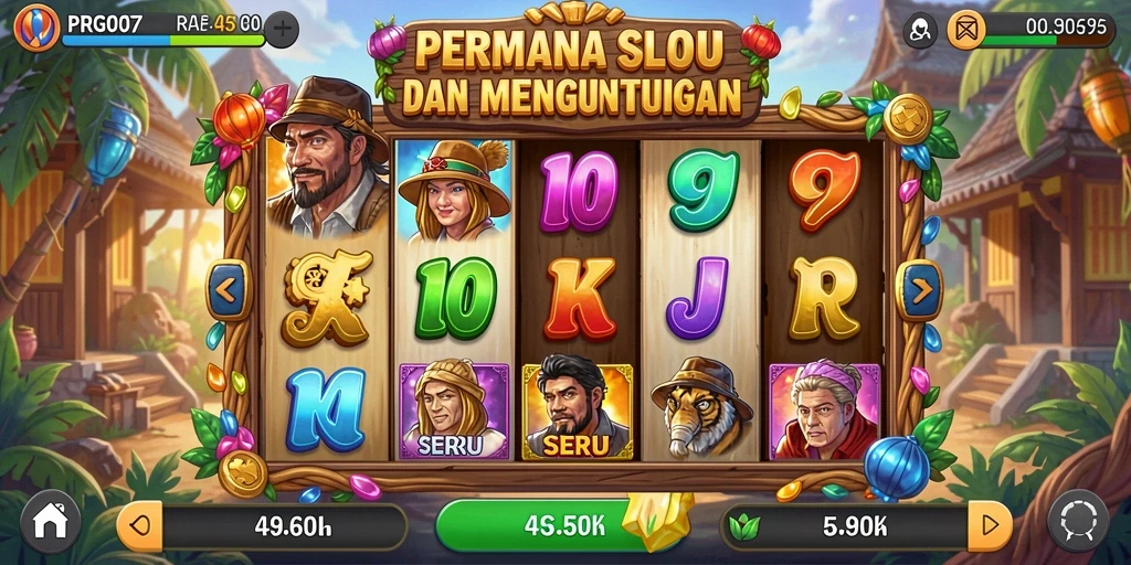 Tampilan menarik dari gameplay Slot PRG007 yang seru.