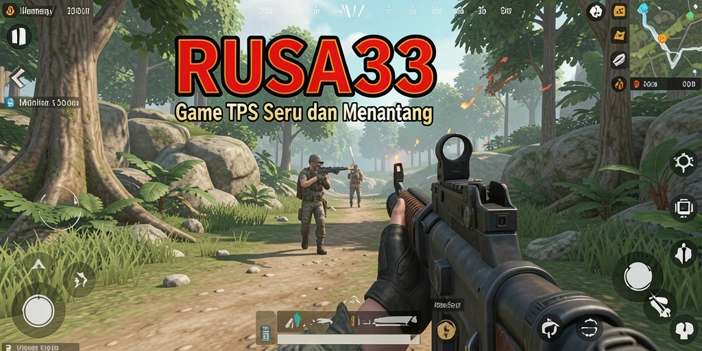 Gameplay RUSA33 menampilkan aksi tembak-menembak yang mendebarkan.
