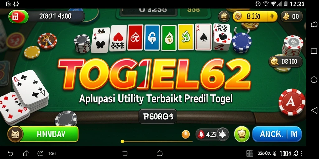 Screenshot TOGEL62 menampilkan prediksi angka togel yang akurat.